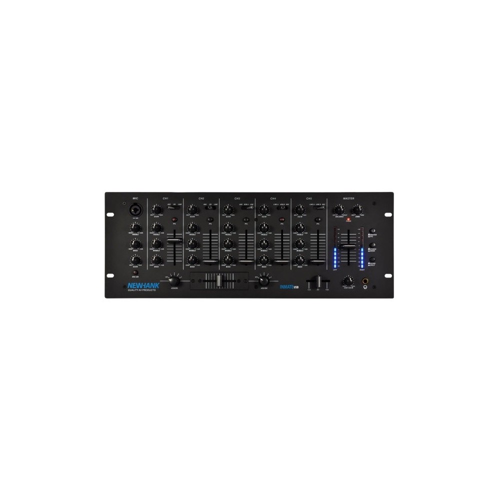 NEWHANK INMATE USB MESA MISTURA 11LINE 3MIC PARA RACK 19" C/ 2 I/O