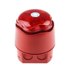 SINALIZADOR INDUSTRIAL LUMINOSO E ACUSTICO VERMELHO 30V