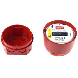 SINALIZADOR INDUSTRIAL LUMINOSO E ACUSTICO VERMELHO 30V