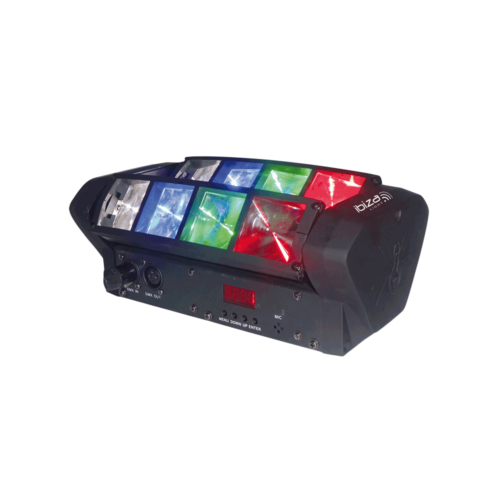 IBIZA LIGHT LED8-MINI EFEITO LUZ 8X 3W