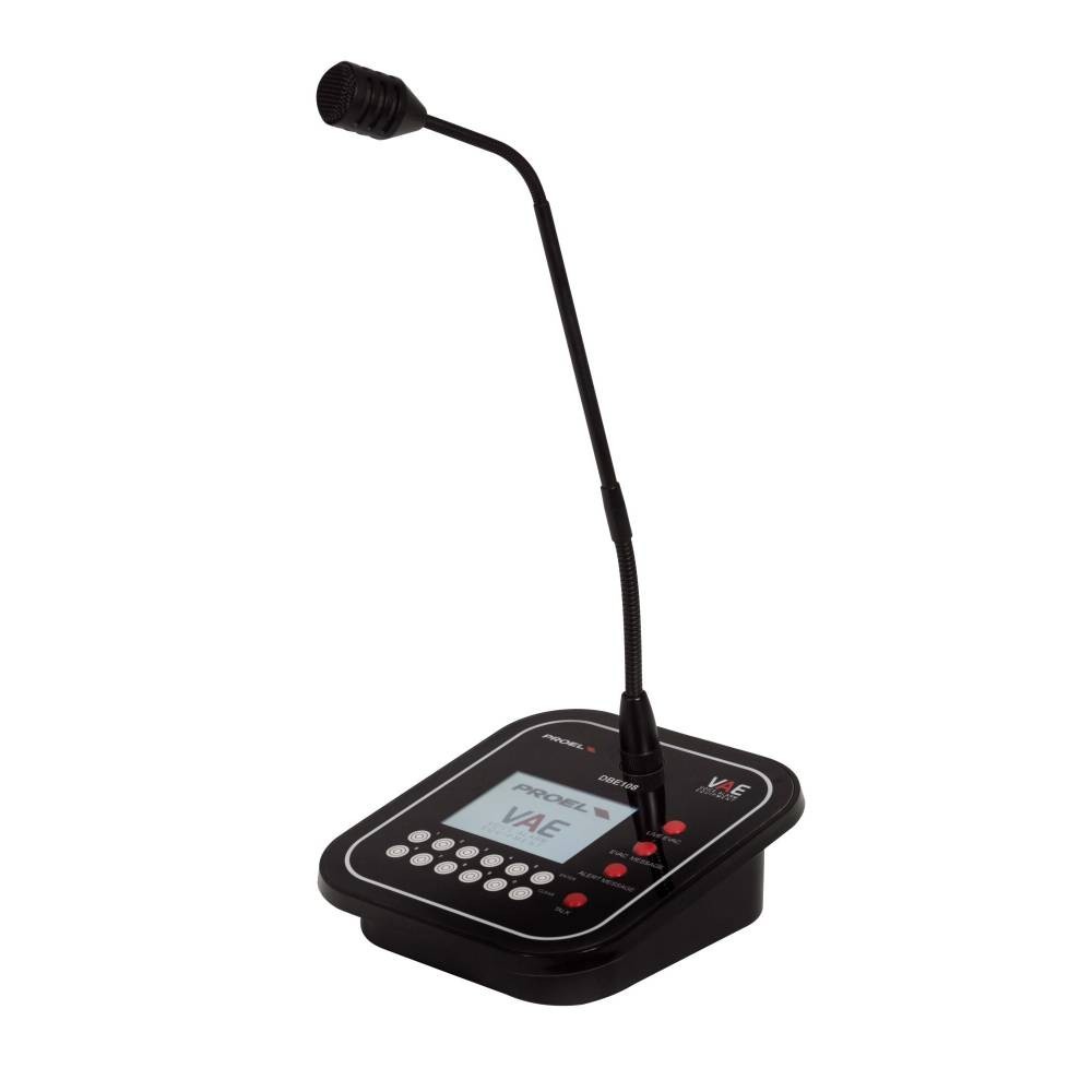 PROEL PA DBE108E CONSOLA CHAMADA MONITORIZADA 8 VIAS