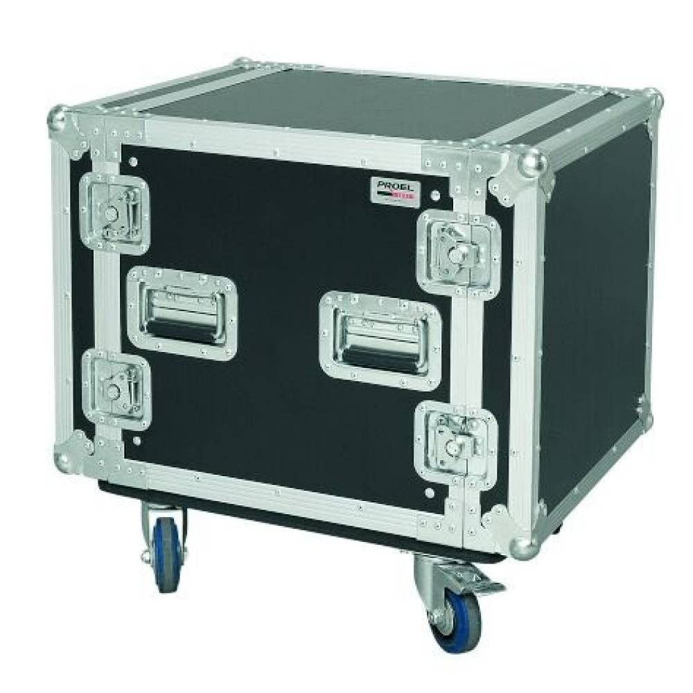 FLIGHT CASE TOURING 10U 4500MM COM RODAS PROEL