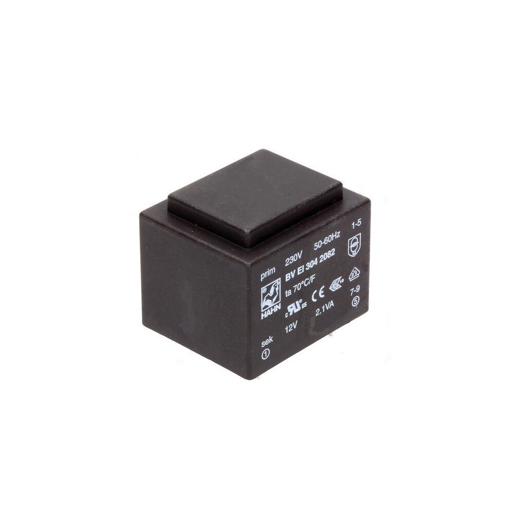 TRANSFORMADOR ENCAPSULADO 230VAC 12V 2.1VAS