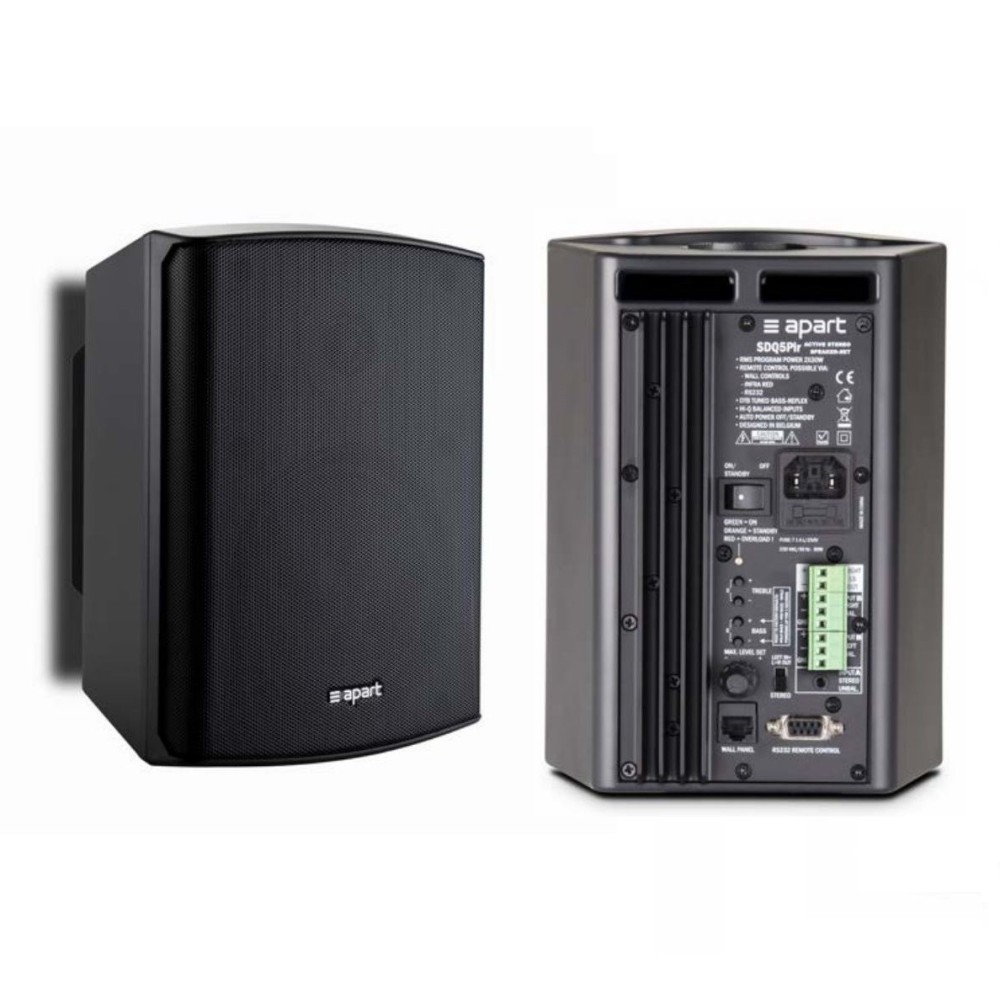 APART / BIAMP SDQ 5PW PAR COLUNA ACTIVA + PASSIVA 5"