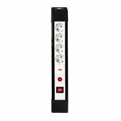 EXTENSAO CORRENTE SCHUKO 4 VIAS + INTERRUPTOR + PROTEÇAO 3MTS