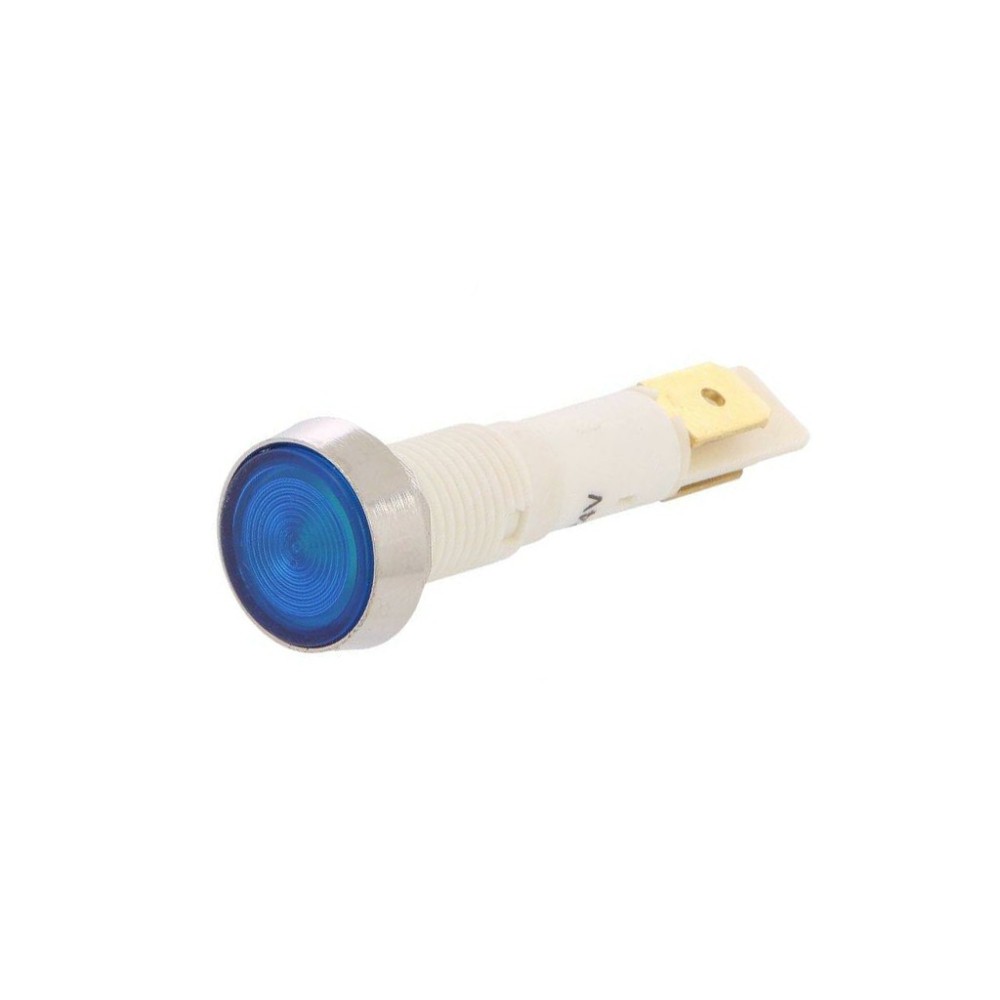 SINALIZADOR LUMINOSO 24V Ø10mm AZUL SINALIZADOR LUMINOSO 24V Ø10mm AZUL