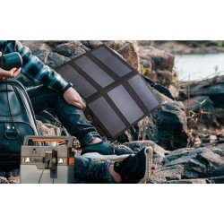 PAINEL SOLAR DOBRAVEL PORTATIL 40W ALLPOWERS