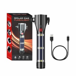 LANTERNA SOLAR EMERGENCIA 10W FLASHLIGHT