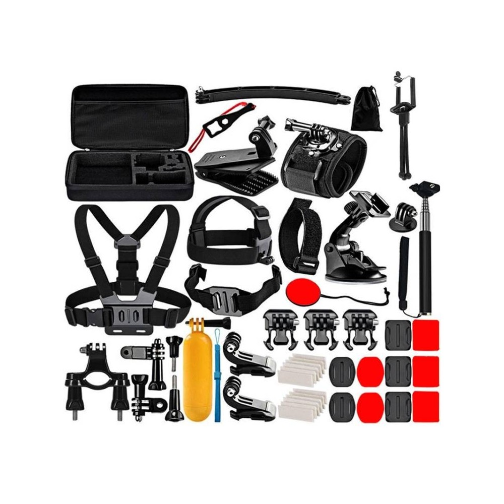 CONJUNTO ACESSORIOS P/ CAMERAS DESPORTIVAS 50 EM 1