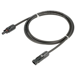 CABO ENERGIA SOLAR C/ FICHA MC4 MACHO / FEMEA 2MTS