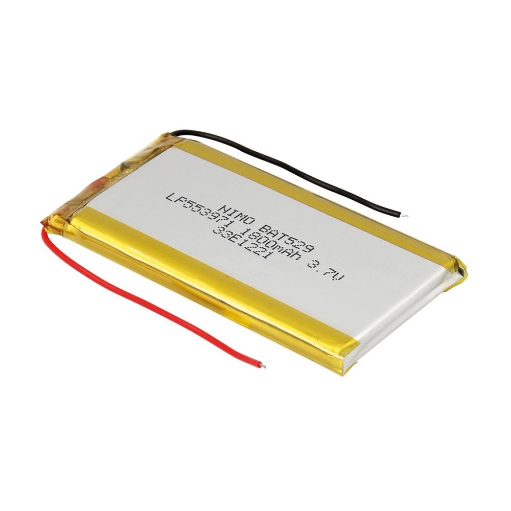 BATERIA RECARREGAVEL LI-PO 3.7V 1800MA C/ FIOS BATERIA RECARREGAVEL LI-PO 3.7V 1800MA C/ FIOS