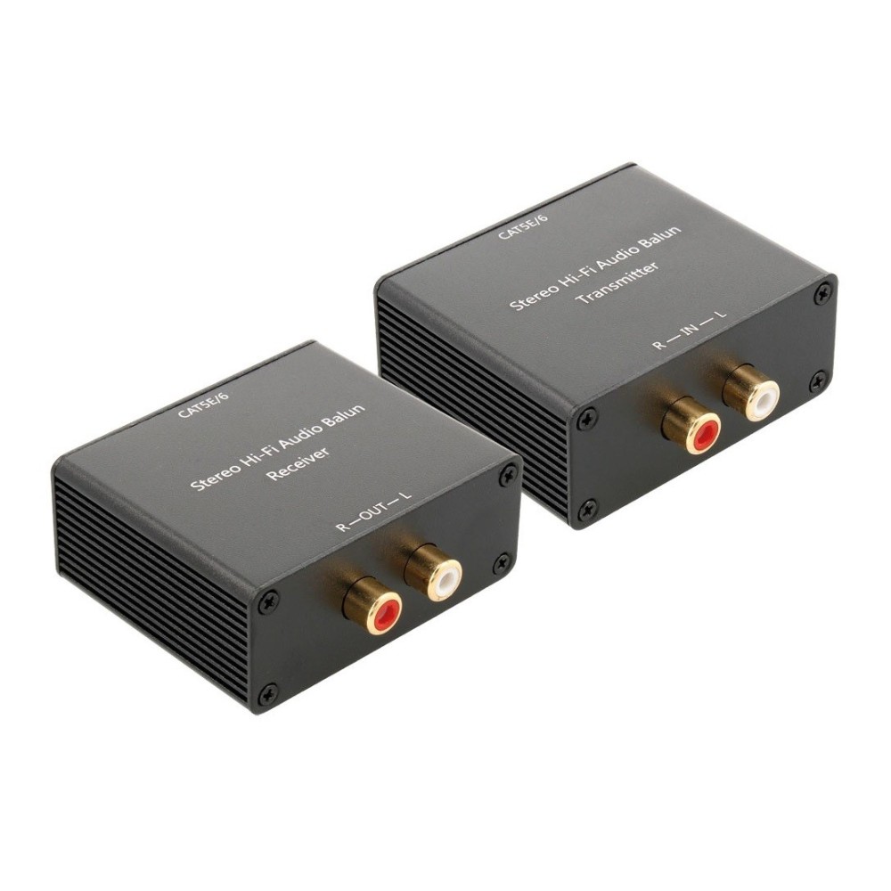 EXTENSOR AUDIO PARA CAT5E CAT6 1000MTS