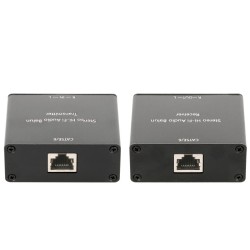 EXTENSOR AUDIO PARA CAT5E CAT6 1000MTS
