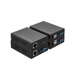EXTENSOR TRANSMISSOR VGA+AUDIO UTP CAT5/6 C/ USB ATE 300M