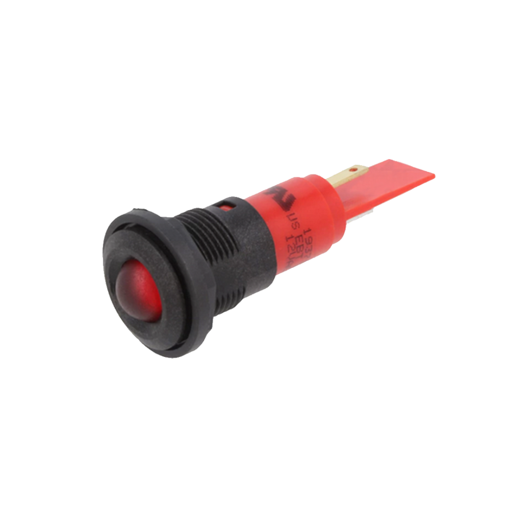SINALIZADOR LUMINOSO 12V Ø16mm VERMELHO