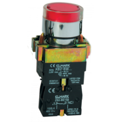 BOTÃO DE PRESSÃO 24V VERMELHO OFF-(ON)