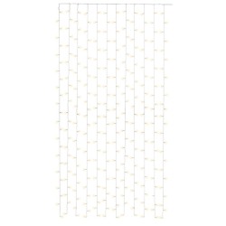 CORTINA 300 LEDS BRANCO QUENTE 3000K IP44 5m