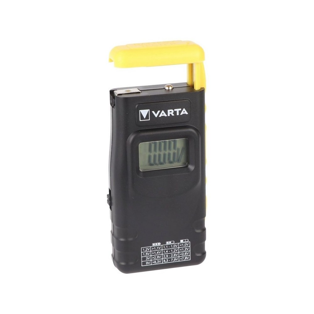 TESTADOR DIGITAL PILHAS E BATERIAS VARTA