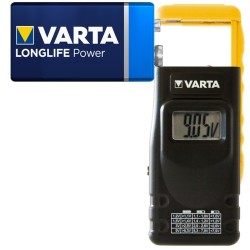 TESTADOR DIGITAL PILHAS E BATERIAS VARTA