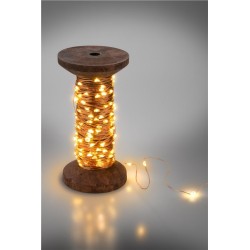 BOBINE FIO 150 LEDS BRANCO QUENTE 2700K USB