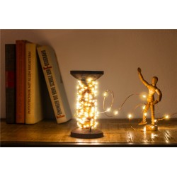 BOBINE FIO 150 LEDS BRANCO QUENTE 2700K USB