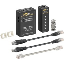 TESTADOR DE CABO REDE RJ11/RJ12/RJ45 C/ ACESSORIOS