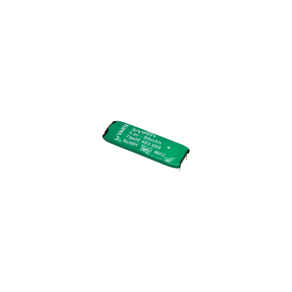 BATERIA RECARREGAVEL 3,6V 80MAH
