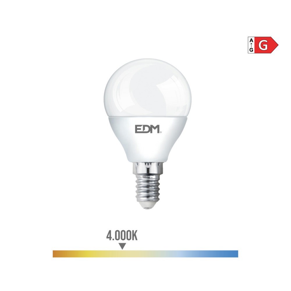 LAMPADA LED ESFERICA E14 5W 4000K