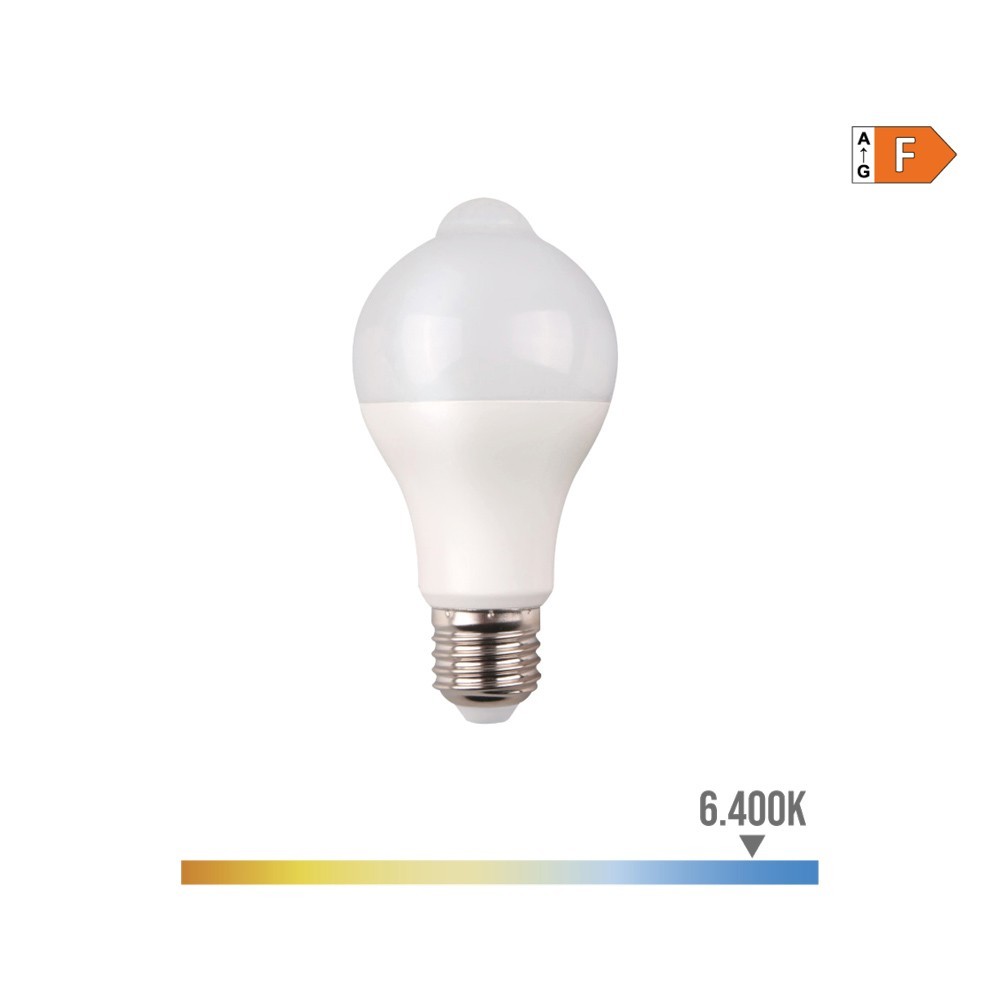 LAMPADA LED 230VAC 12W C/ SENSOR CRESPUSCULAR 6400K E27 LAMPADA LED 230VAC 12W C/ SENSOR CRESPUSCULAR 6400K E27