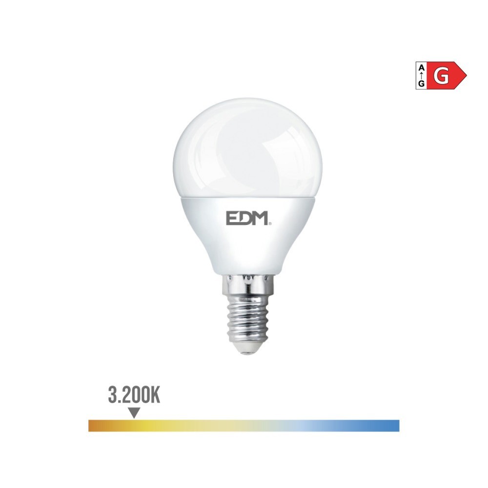 LAMPADA LED ESFERICA E14 5W 3200K
