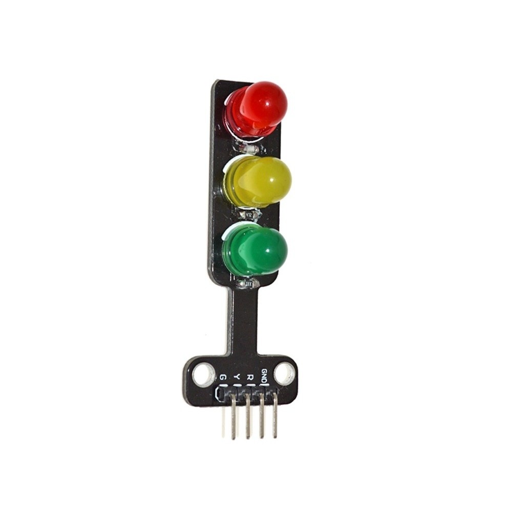 MODULO SEMAFORO 3 LEDS 10mm 5V PARA ARDUINO RASPBERRY