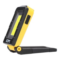 LANTERNA LED RECARREGAVEL C/ BASE C/ FLASH
