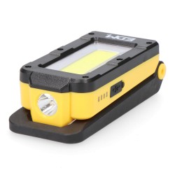 LANTERNA LED RECARREGAVEL C/ BASE C/ FLASH