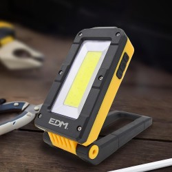 LANTERNA LED RECARREGAVEL C/ BASE C/ FLASH