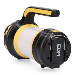LANTERNA LED RECARREGAVEL C/ LUZ EMERGENCIA