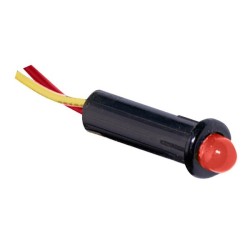 LED SINALIZADOR VERMELHO 12V C/ FIO