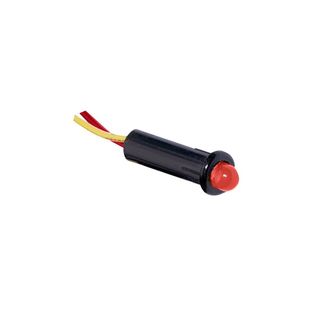 LED SINALIZADOR VERMELHO 12V C/ FIO