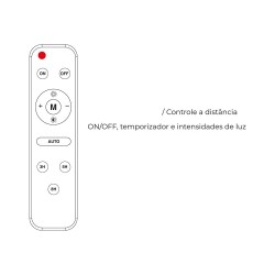 PROJECTOR LED COM PAINEL SOLAR 200W 6500K IP65