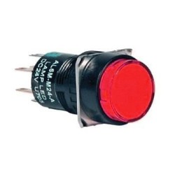 PULSADOR REDONDO ON-(OFF), OFF-(ON) 230V 3A Ø16MM IP65