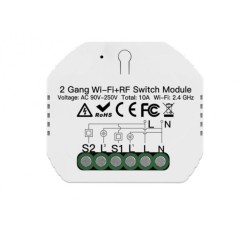 MODULO ILUMINAÇÃO 2 CANAIS WIFI + RF 433MHz ZIGBEE