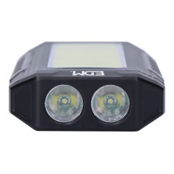 LANTERNA 3X LEDS ALUMINIO RECARREGAVEL 10W