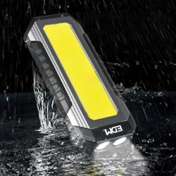 LANTERNA 3X LEDS ALUMINIO RECARREGAVEL 10W