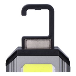 LANTERNA 3X LEDS ALUMINIO RECARREGAVEL 10W