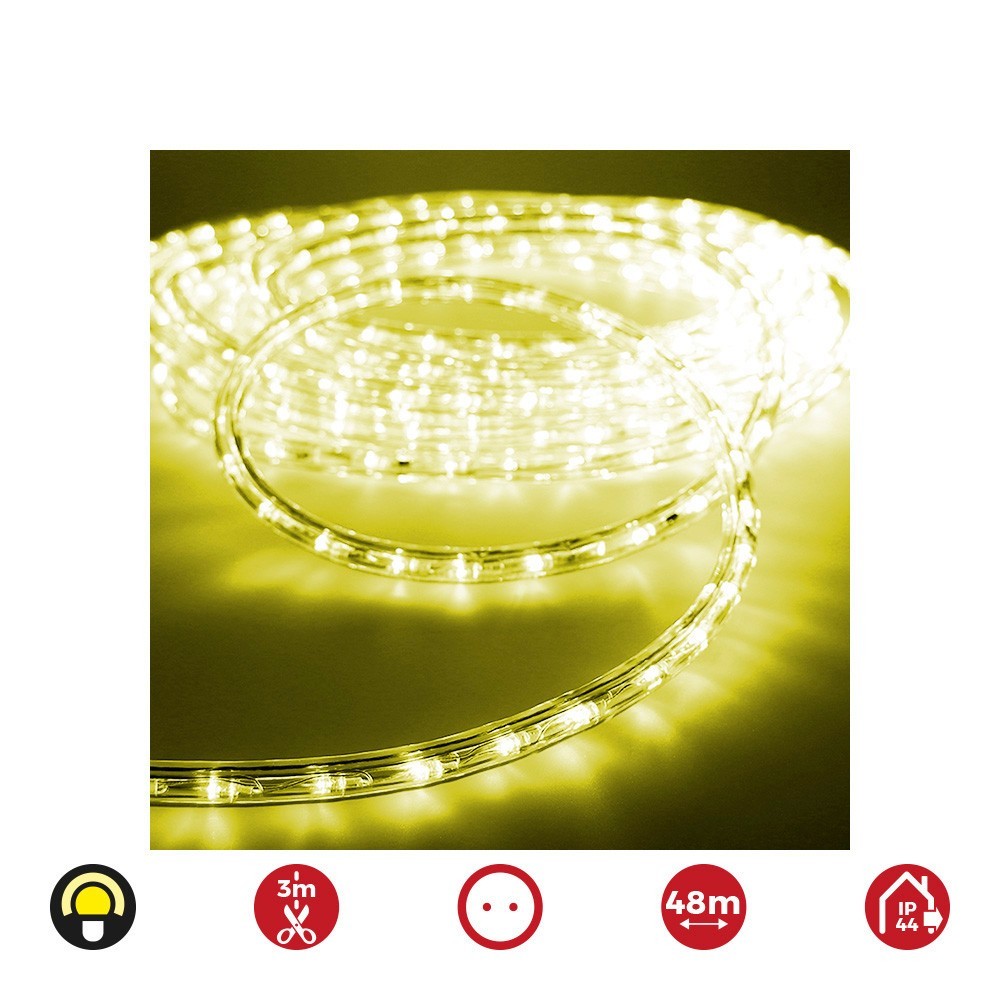 MANGUEIRA LED AMARELA IP44 (METRO)