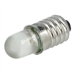 LAMPADA ROSCA 24V AC/DC CASQUILHO E10