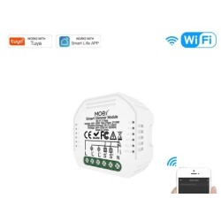 MODULO DIMMER 2 CANAIS WIFI + RF 433MHZ