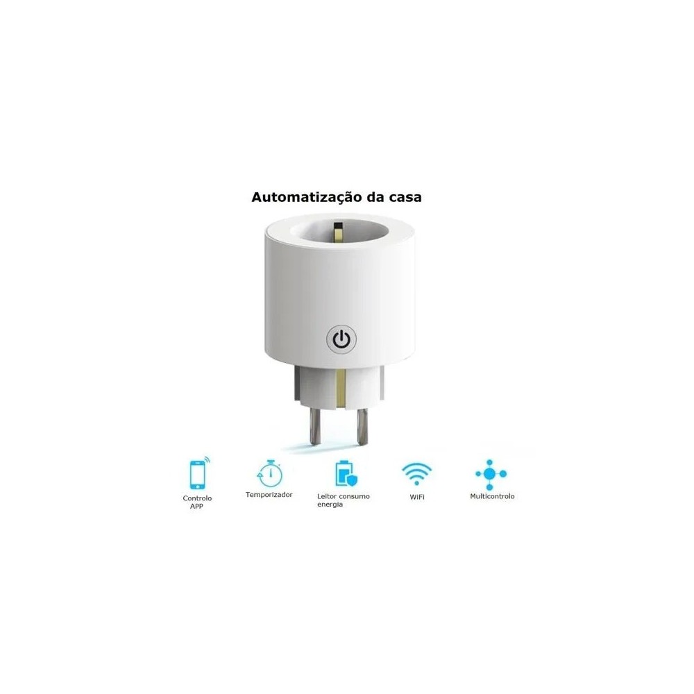 TOMADA WIFI C/ LEITOR CONSUMO ENERGIA