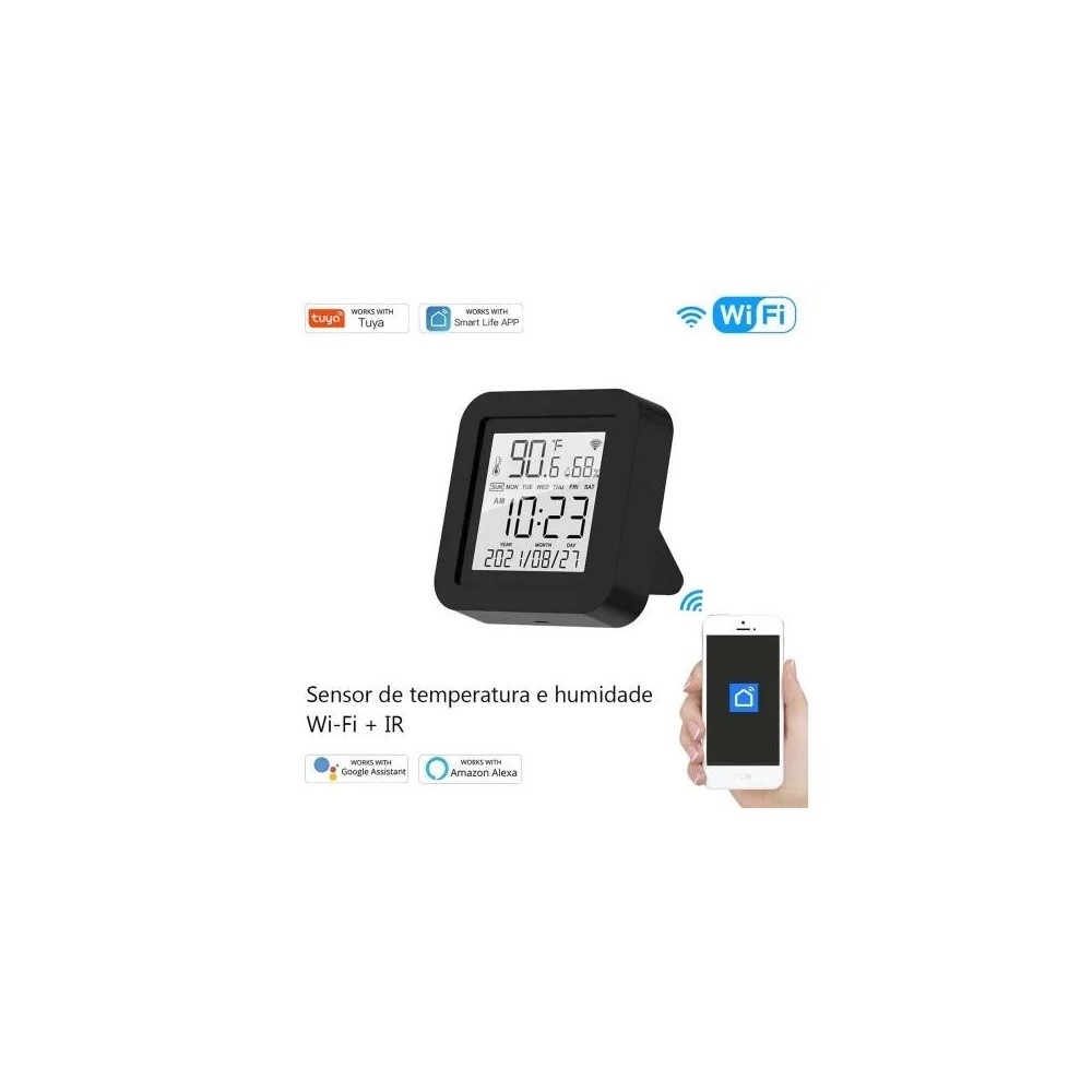 COMANDO INTELIGENTE UNIVERSAL IR C/SENSOR TEMP E HUMIDADE
