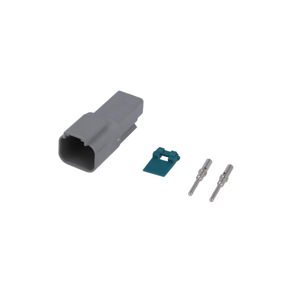 FICHA AT MACHO 2P AMPHENOL (CONJUNTO)