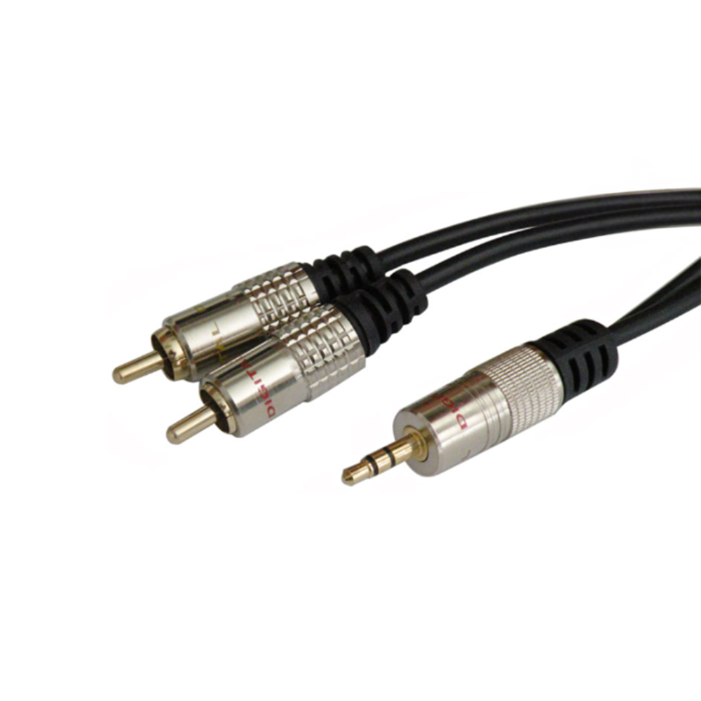 CABO JACK 3.5 STEREO P/ 2 RCA 10MT